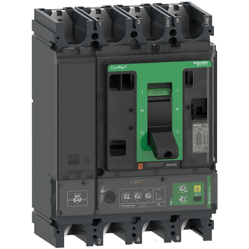 ComPacT NSX400F - disjoncteur Vigi - MicroLogic 4. C40F44V400