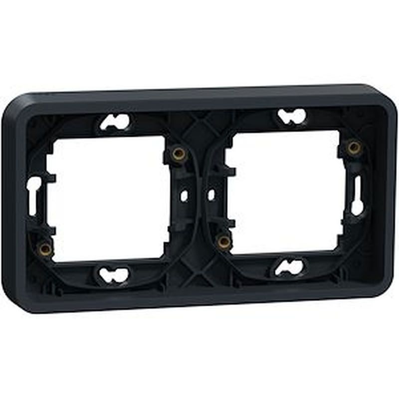 Mureva Styl - Cadre 2 postes horizontal - encastré MUR34101