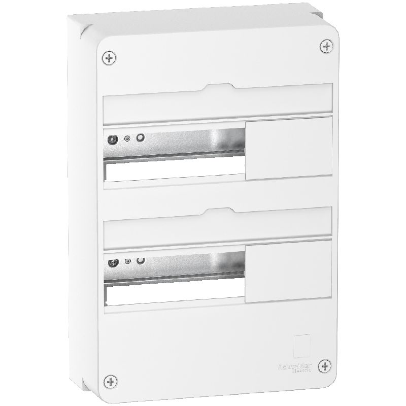 Resi9 - Coffret en saillie Blanc (RAL 9003)- 2 ran R9H13402