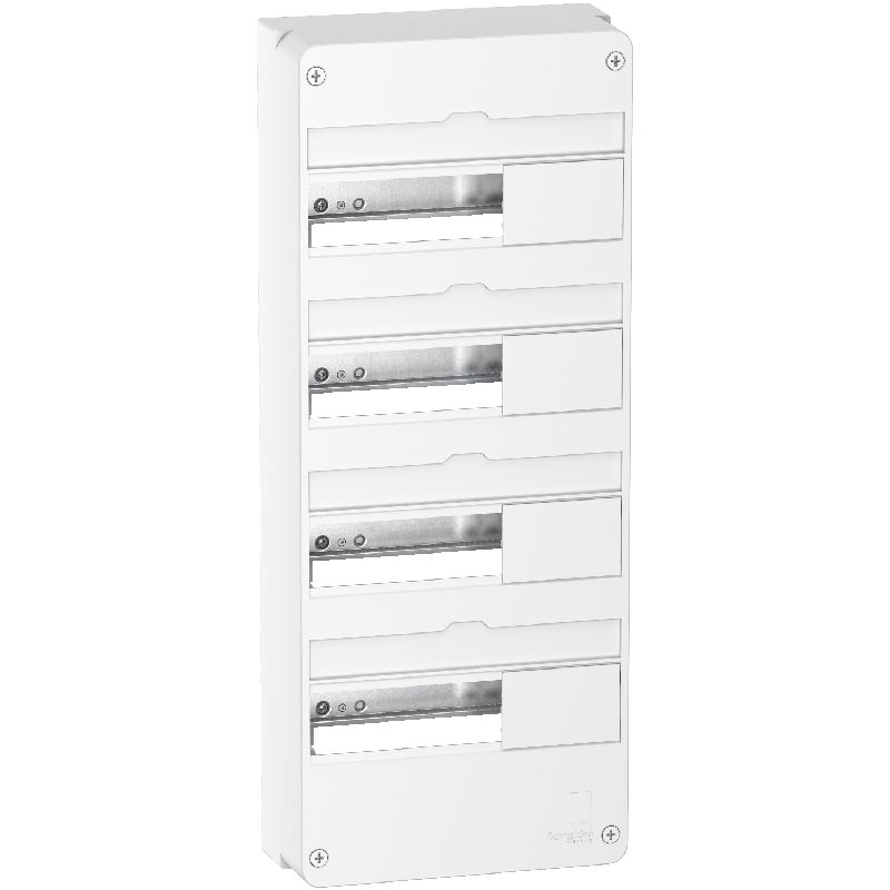 Resi9 - Coffret en saillie Blanc (RAL 9003)- 4 ran R9H13404