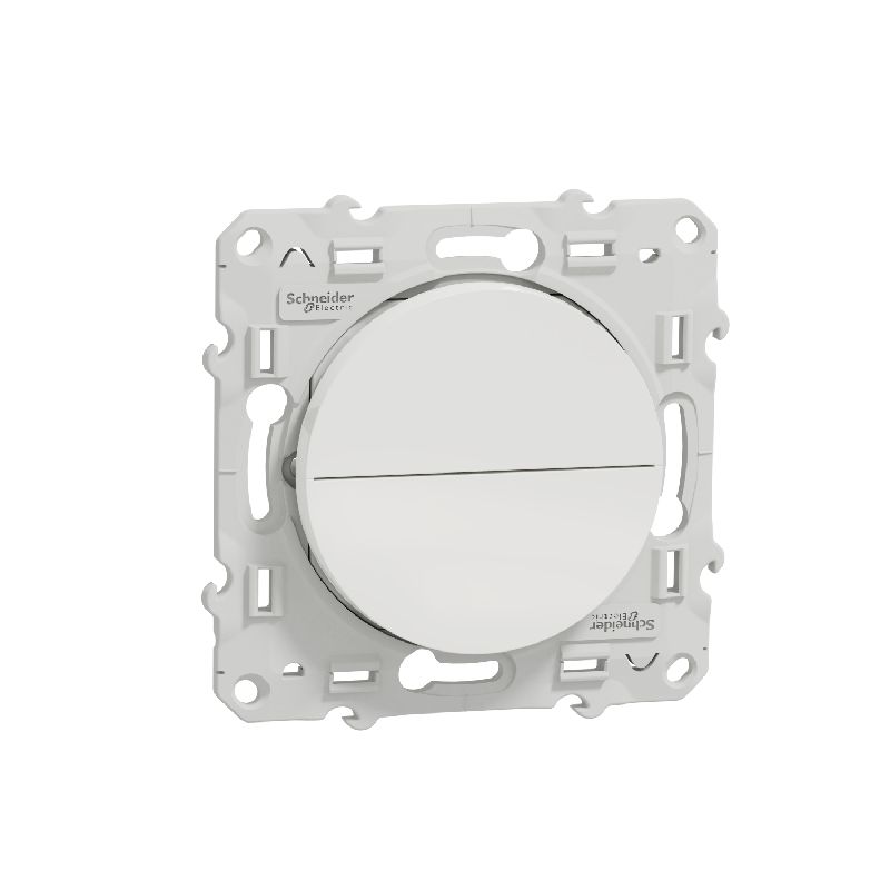 [SCH-S520207] Odace, poussoir Blanc, 2 boutons montée/descente p S520207