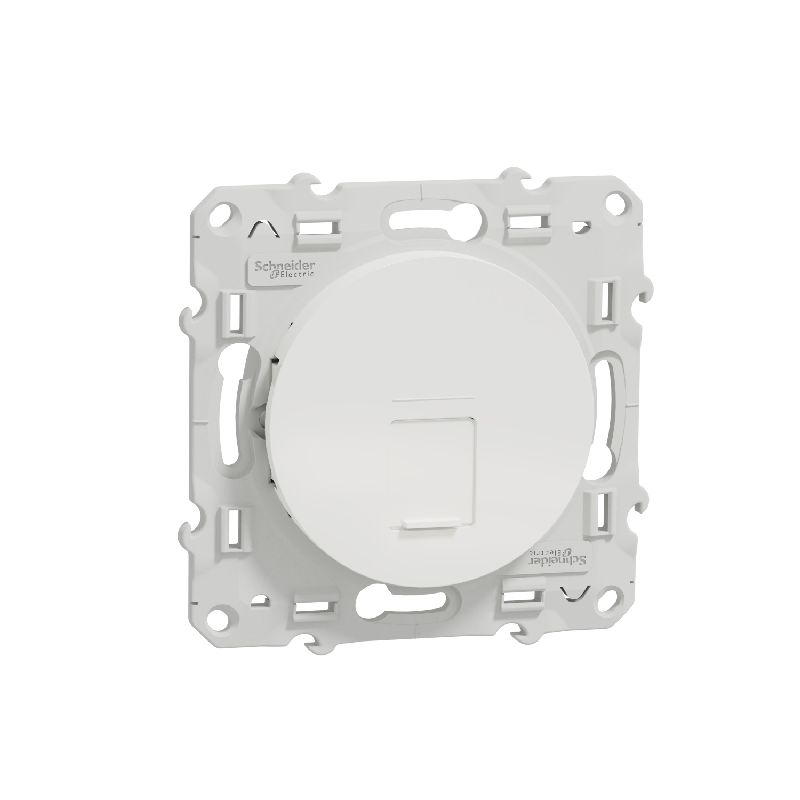 [SCH-S520475] Odace, prise RJ45 Blanc, grade 1 (téléphone + info S520475