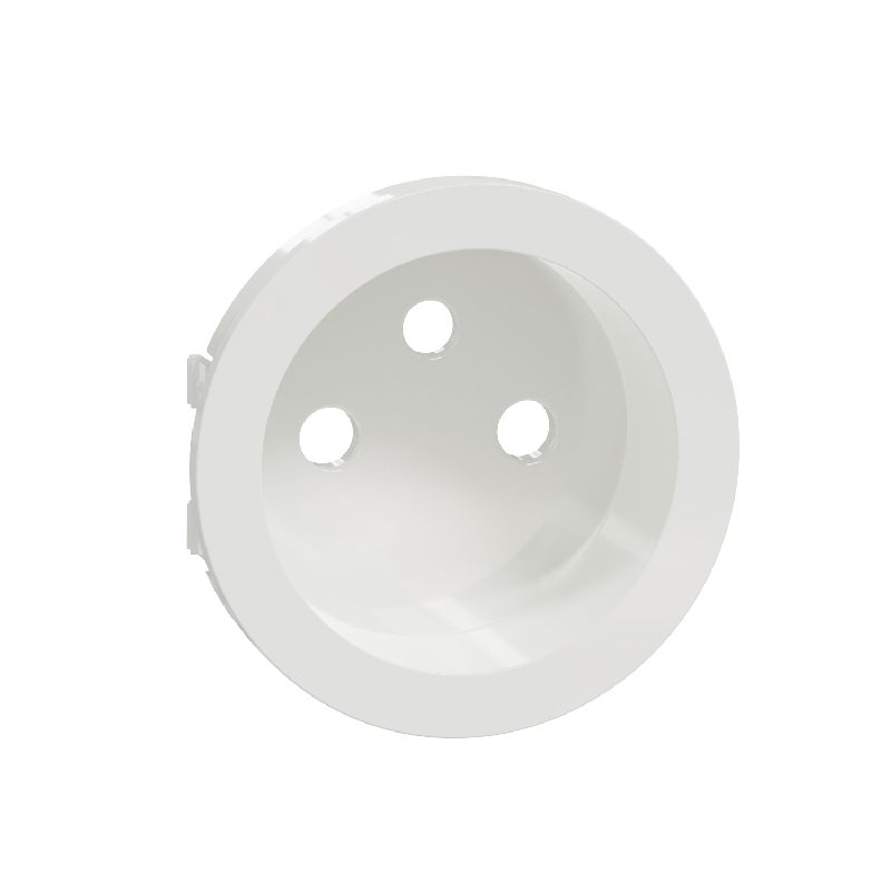 [SCH-S520659] Odace Blanc, enjoliveur seul prise de courant 2P+T S520659