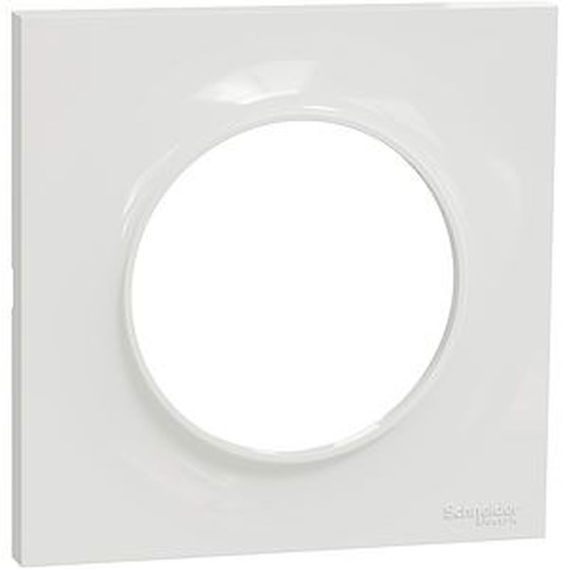 Odace Styl, plaque Blanc 1 poste S520702