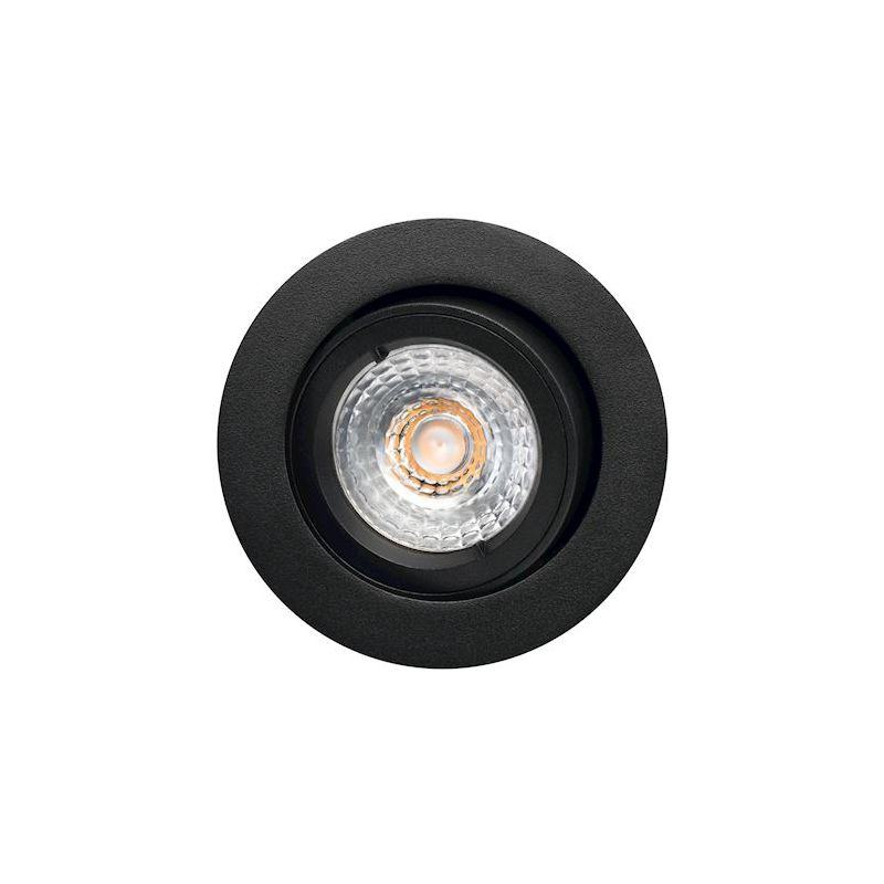 Spot Jupiter Downlight Extérieur Noir Faisceau 35° GU10 Classe II IP23