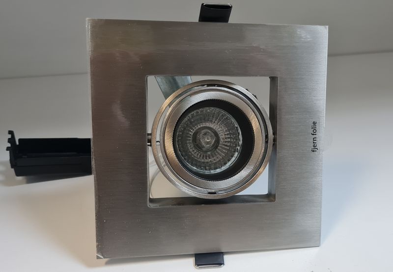 SPOT CARRE INOX 50W GU10 230V