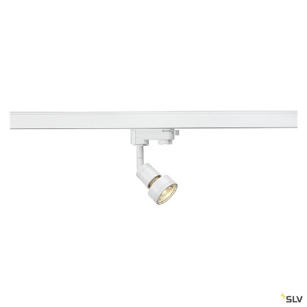 [SLV-153561] PURI TRACK, spot pour rail 3 allumages intérieur, blanc, GU10/QPAR51, 50W max 153561