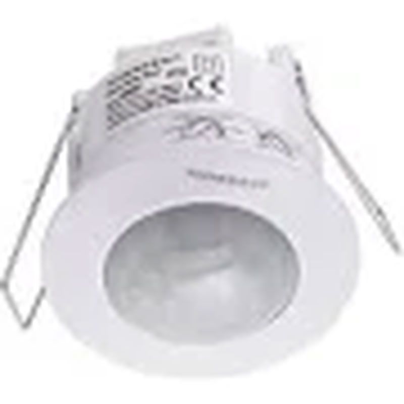 Detecteur de présence encastré/saillie blanc 20m 1000w ip44