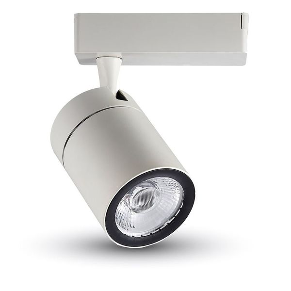 1256 Spot blanc rail 3 allumages LED 35w 3500lm 24d 4500k