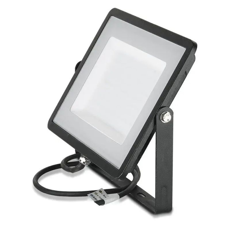 Projecteur led 100w 3000k 8000lm noir 230v