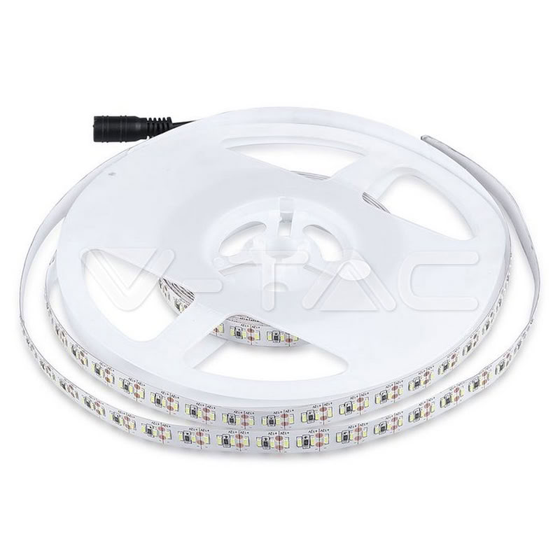 Ruban LED 204 leds/m 1600lm/m 18W/m 4500k 12v IP20 5m 2405