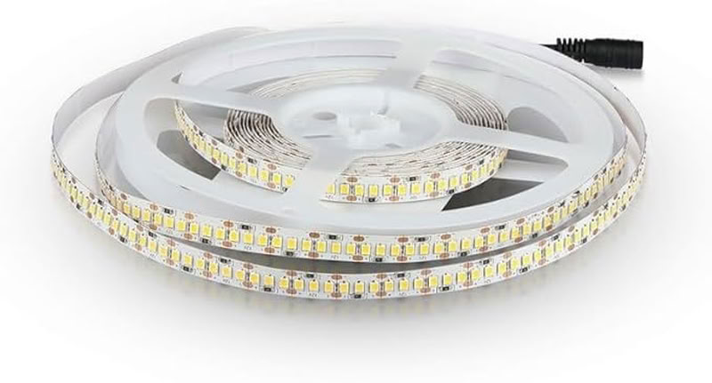 Ruban LED 204 leds/m 1600lm/m 18W/m 4500k 12v IP20 rouleau de 5m