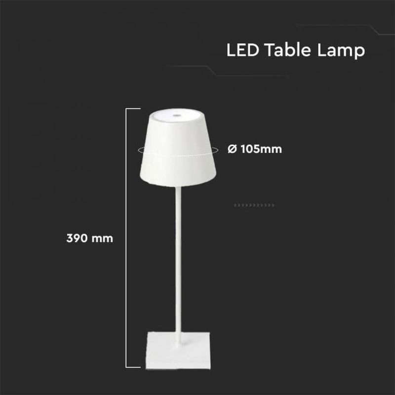 LAMPE DE TABLE BLANC LED 3W 4000K