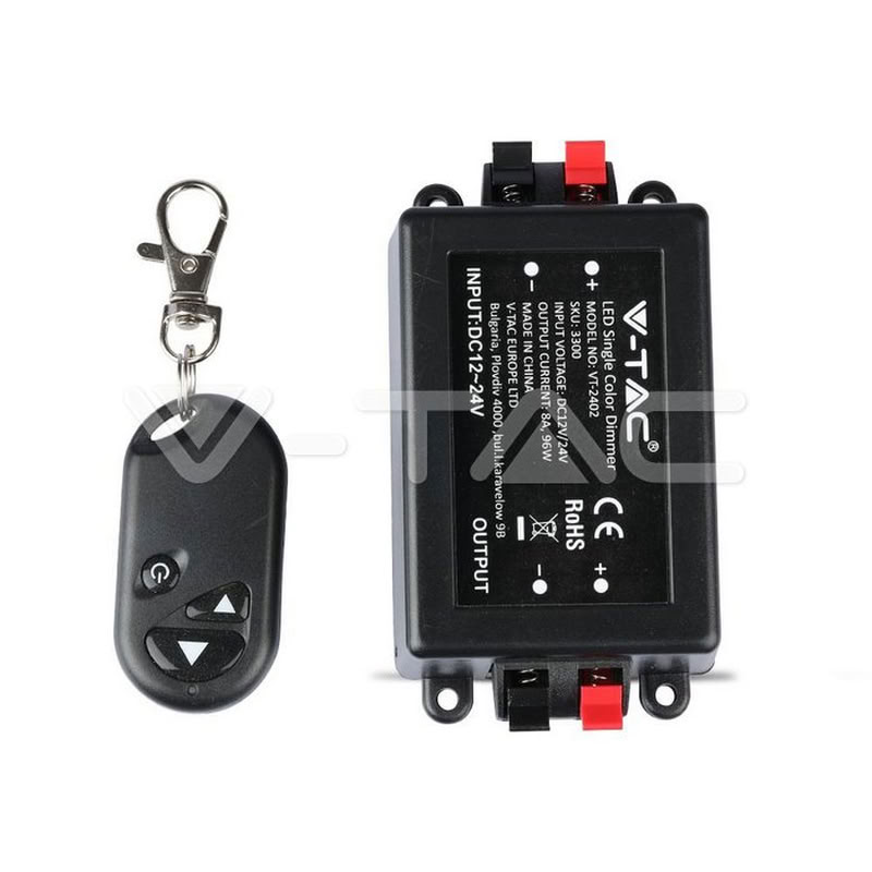 [RUB-AC-12/24-VT3300] Variateur Pour LED Strip Avec Télécommande