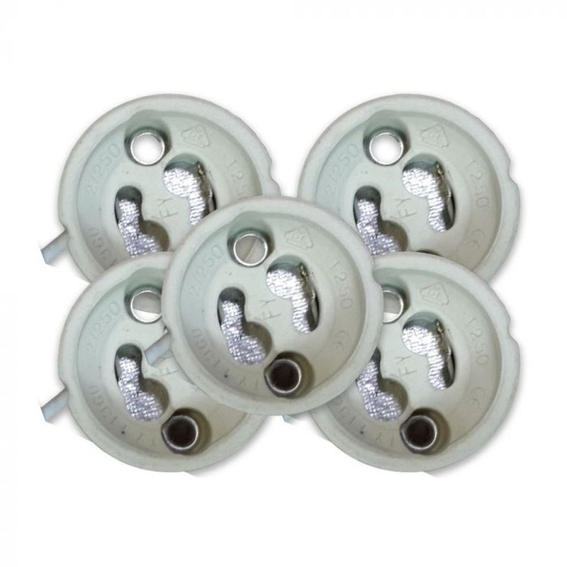 Douilles GU10 WITH SILICON CABLE 5PCS PACK