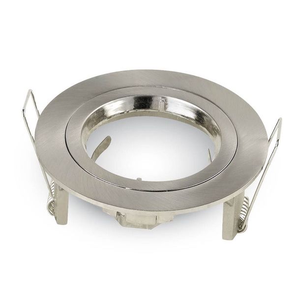 3643 Spot fixe rond 1/4 tour inox (sans douille)