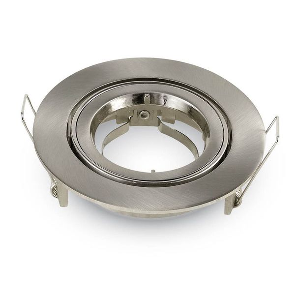 3646 Spot orientable rond 1/4 tour inox (sans douille)