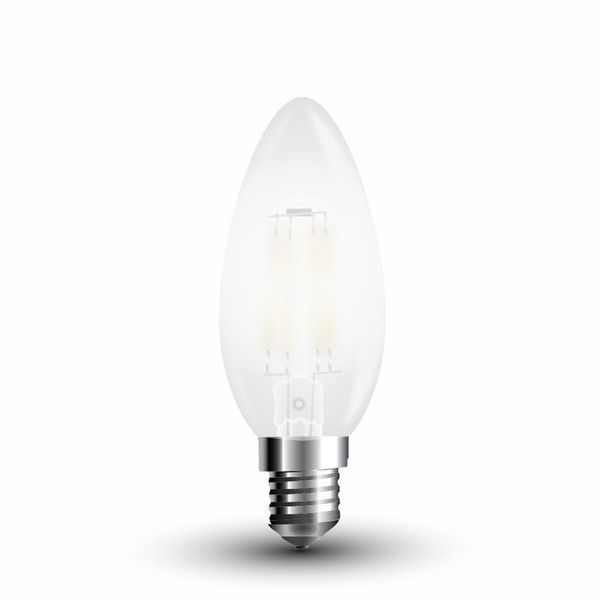 4475 Lampe Lampe Filaments à Ampoule flamme Givrante 4w 4000k E14