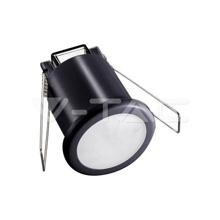[VT-6609] Détecteur encastré noir mini 5cm de diametre