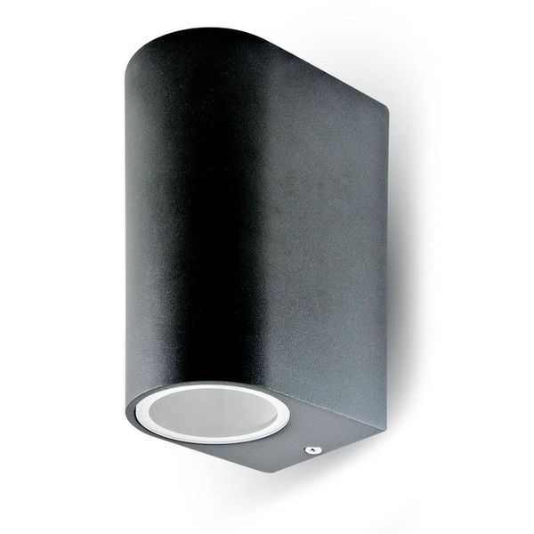 7509 Applique noire 2xGU10 230v IP44