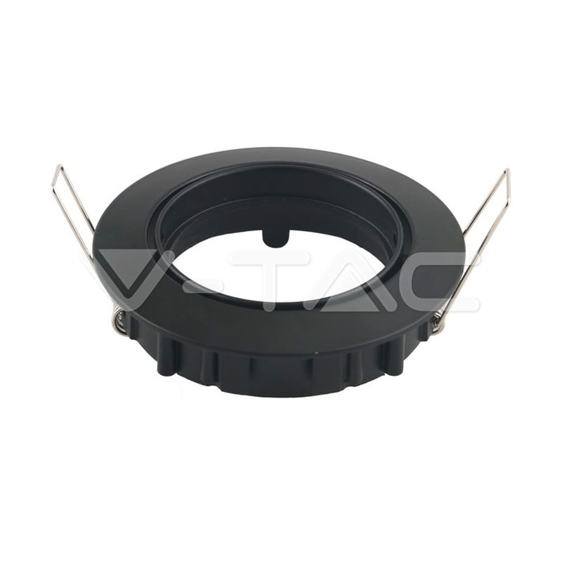 [VT-8955] Spot Encastré Orientable Rond Noir 1