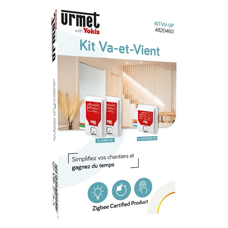Kit va-et-vient UP composé de 1 x MTR500E-UP + 2 x E2BP-UP