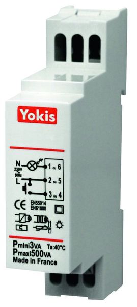[YOK-MTR500M] Télérupteur modulaire 500W Yokis MTR500M