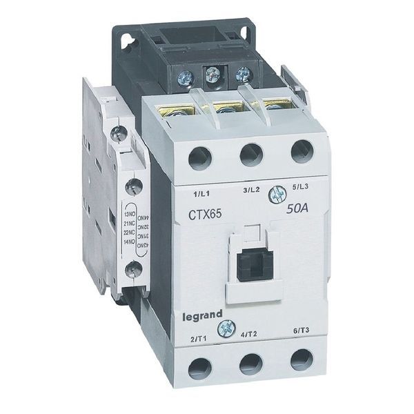 Ctx Contacteur 3P 50A 2No2Nc 48V Dc Bornes A Vis T4 legrand 416143