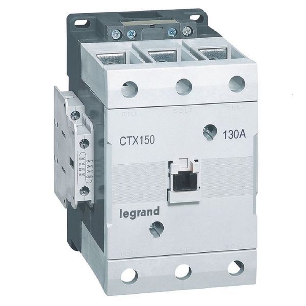 Ctx Contacteur 3P 130A 2No2Nc 24V Dc Bornes A Vis T6 legrand 416241