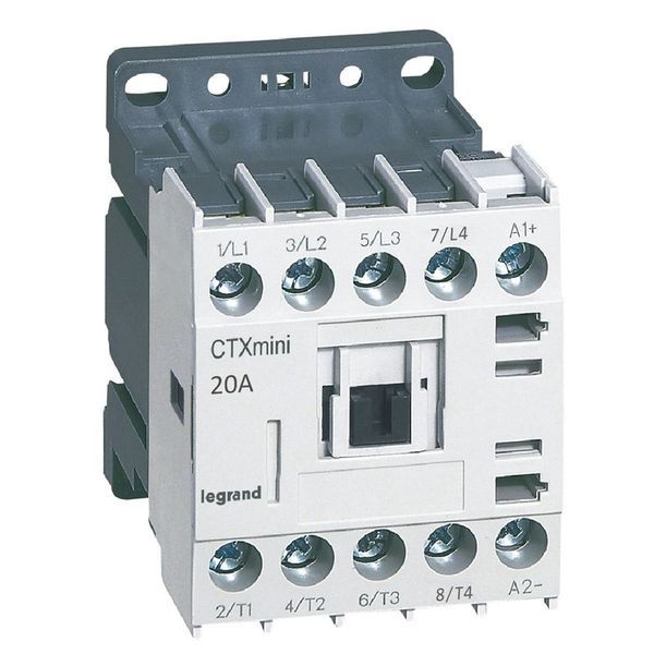 Ctx Mini Contacteur 4P 20A 24Vdc legrand 417141