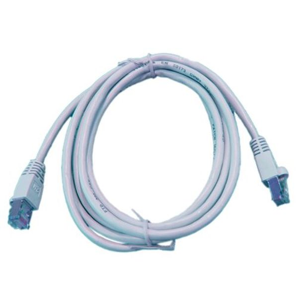 [EB-38833] Câble cordon rj45 rj45 5m droit blan - eb38833 - elec