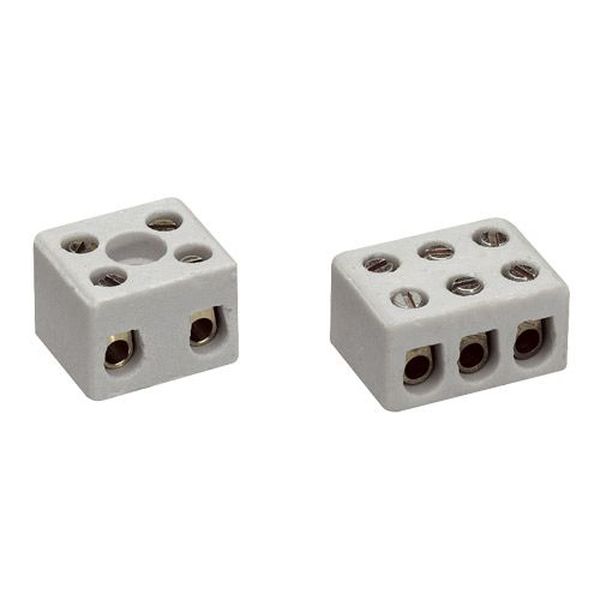 [DOU-M6702] Domino 3 plots porcelaine 6mm2 - elec
