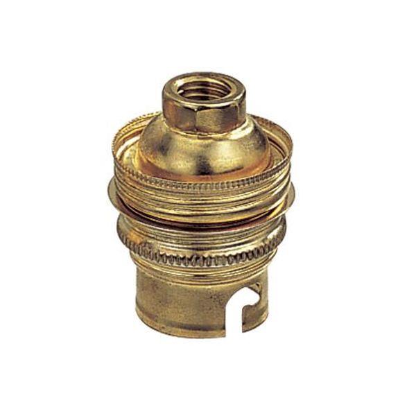 Douille b22 acier laitonne double bague - elec