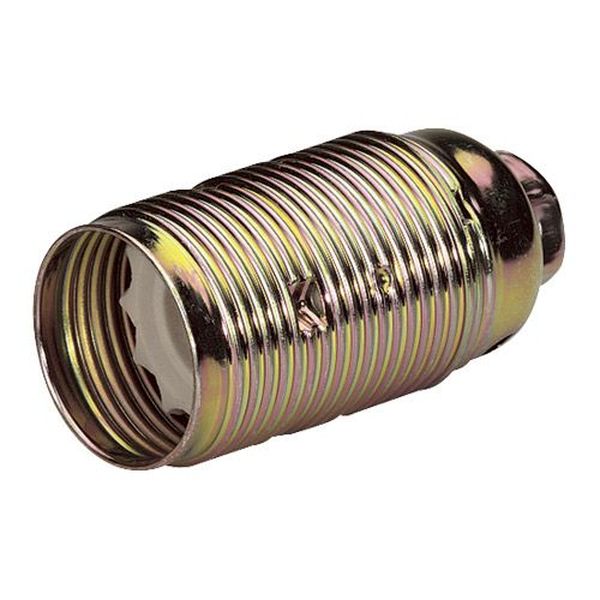 Douille e14 laiton filtee avec 2 bagues - elec
