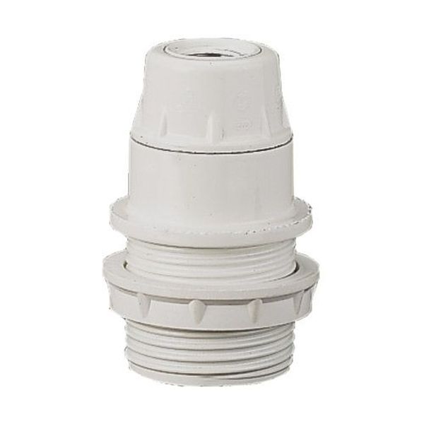 Douille e14 thermoplastique double bague or - elec