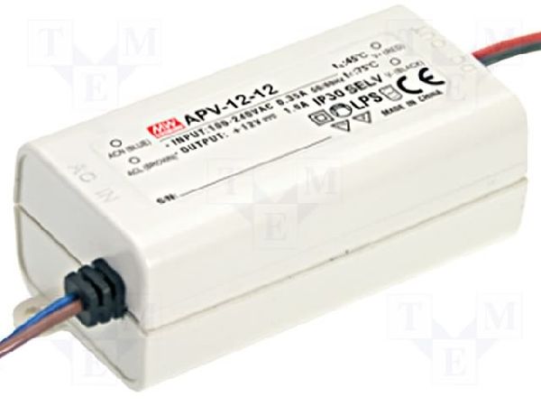 Alimentation led 12v dc 12w - elec