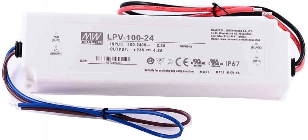 Alimentation Led 24V Dc 100W Ip67