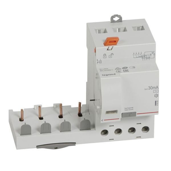 Bloc Diff Adaptable À Vis Dx³ Pour Disj 1 Module/Pôle 4P 40A legrand 410499