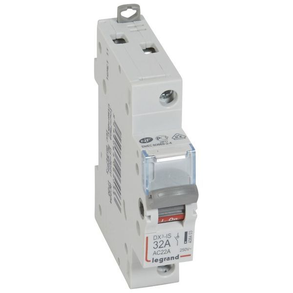 Interrupteur-Sectionneur Dx³-Is 1P 250V~ 32A 1 Module legrand 406403