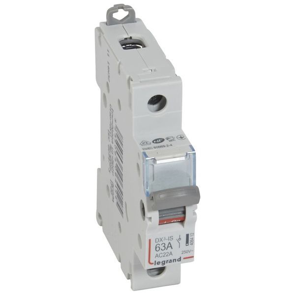 Interrupteur-Sectionneur Dx³-Is 1P 250V~ 63A 1 Module legrand 406412