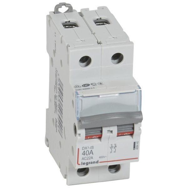 Interrupteur-Sectionneur Dx³-Is 2P 400V~ 40A 2 Modules legrand 406440