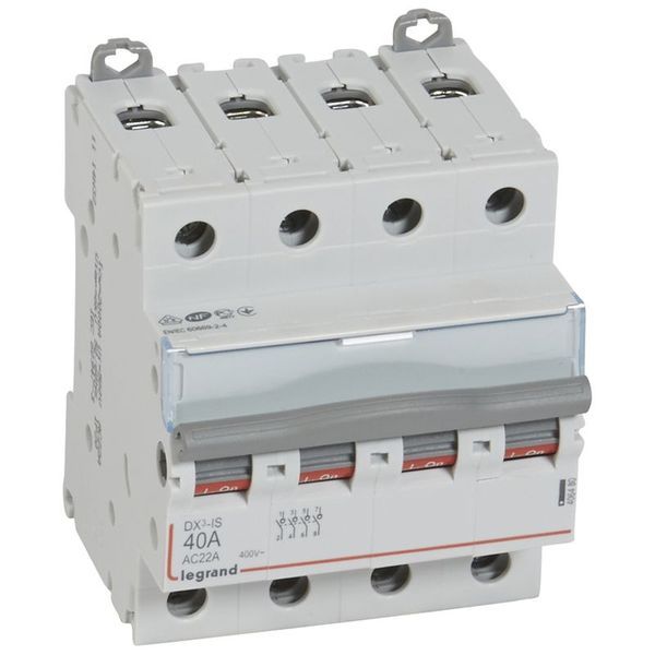 Interrupteur-Sectionneur Dx³-Is 4P 400V~ 40A 4 Modules legrand 406480