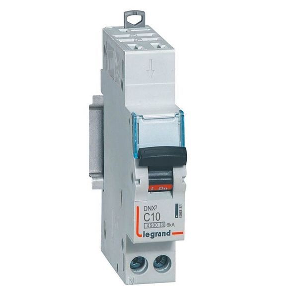 Disjoncteur Dnx³ 4500 Auto/Vis U+N 230V~ 10A 6Ka Cou legrand 406881