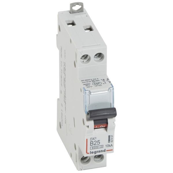 Dx3 Disjoncteur 1P+Ng B25 6000A/10Ka legrand 407457