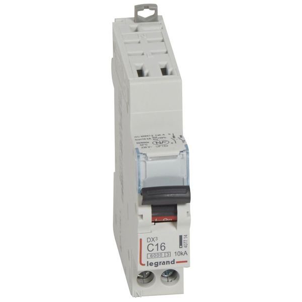 Disjoncteur Dx³ 6000 Auto/Vis U+N 230V~ 16A 10 Ka legrand 407714