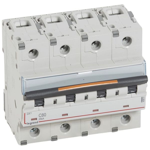 Disjoncteur Dx³ 25Ka Arrivée Haut/Départ Bas Vis 4P 400V~ 80 legrand 409801