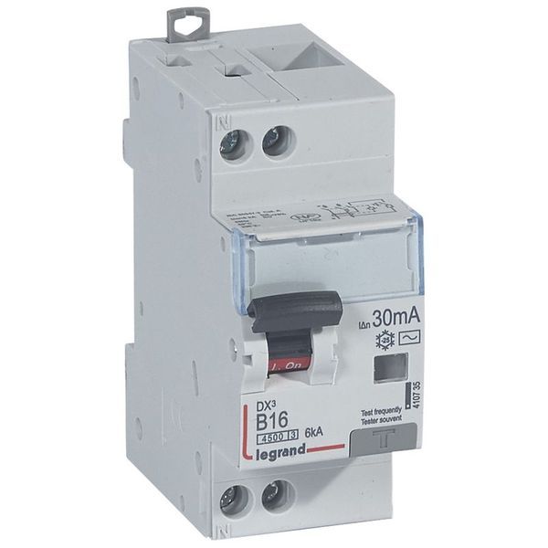 Disjoncteur Diff Dx³ 4500 Vis/Vis U+N 230V~ 16A Typeac 3 legrand 410735