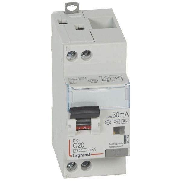 Disjoncteur Diff Dx³ 4500 -Vis/Vis- U+N 230V~ 20A- Typef-30M legrand 410754