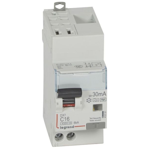 Disjoncteur Diff Dx³ 4500 Auto/Vis- U+N 230V~ 16A- Typef-30M legrand 410761