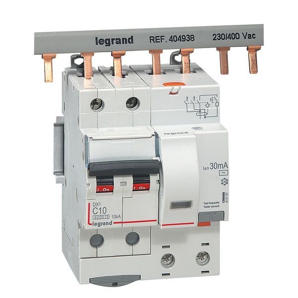 Disjoncteur Diff Dx³ 6000 -Vis-2P-230/400V~-10A -Typeac -30M legrand 411157